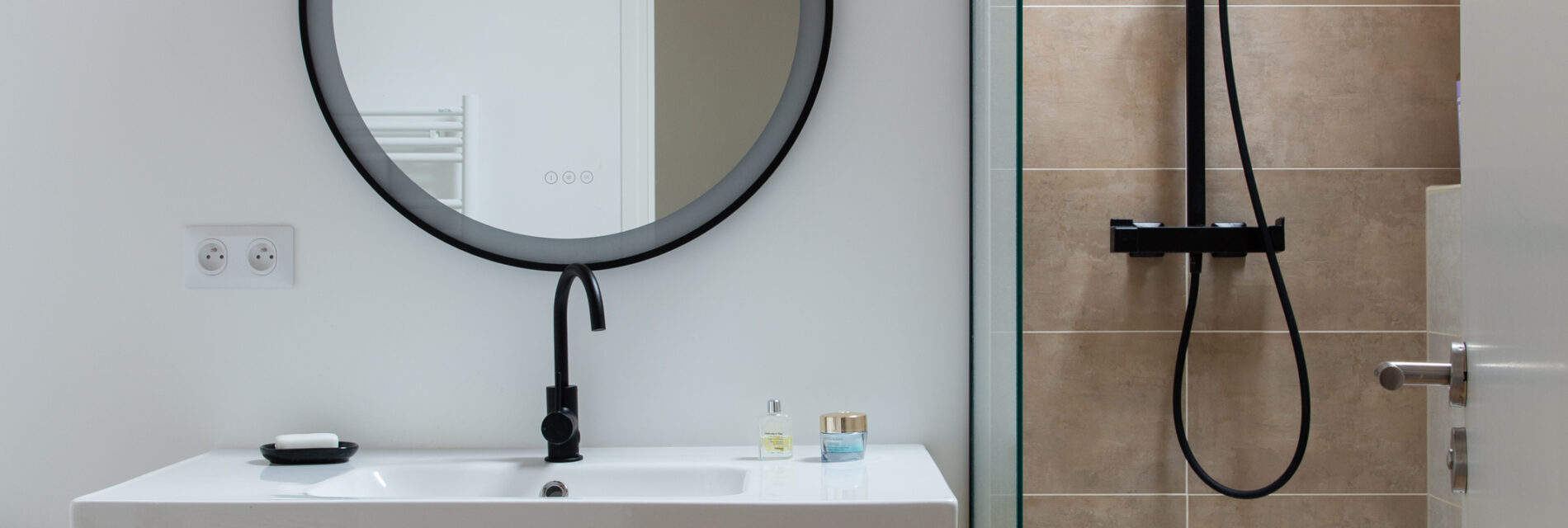 Bathroom remodel — Two Bathroom Remodel in Greater Paris, France by Michael Intérieurs